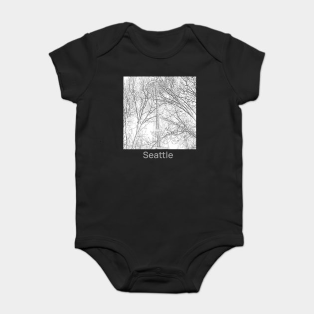 through the trees Baby Bodysuit by FirstClassQueen